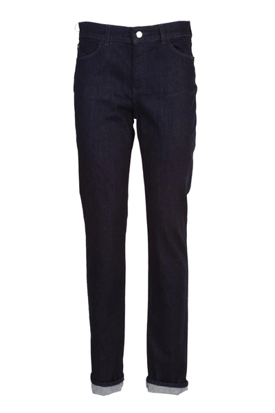 Shop Emporio Armani Jeans J18 Slim Fit In Denim
