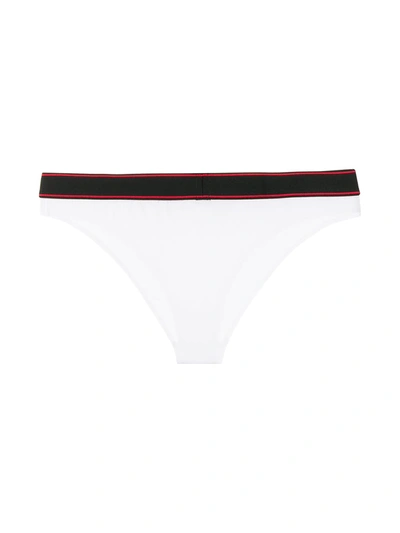 Dsquared2 Logo Thong In White