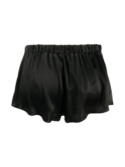 Shop Gilda & Pearl Sophia Silk Shorts In Black