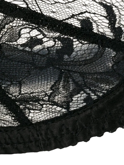 Shop Fleur Of England Lace Balconette Bra In Black