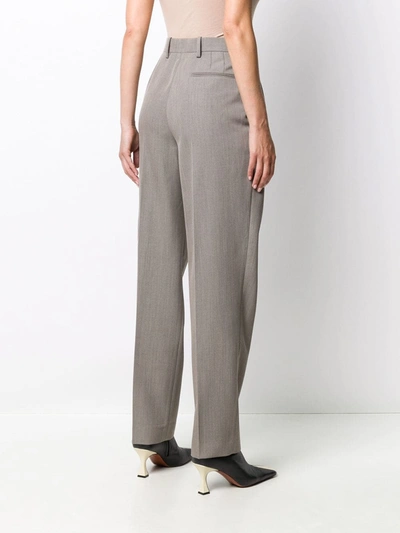 Mark Kenly Domino Tan High-waisted Trousers In Neutrals