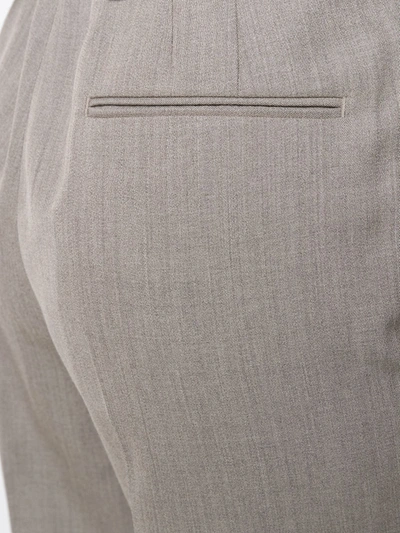 Mark Kenly Domino Tan High-waisted Trousers In Neutrals
