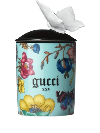 Shop Gucci Inventum Scented Candle In Blue