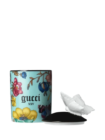 Shop Gucci Inventum Scented Candle In Blue