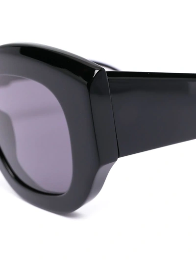 Shop Kuboraum B5 Chunky Sunglasses In Black