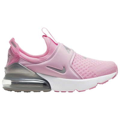 Shop Nike Girls  Air Max 270 Extreme In Pink/met Silver/white
