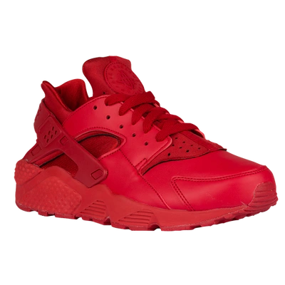 Shop Nike Mens  Air Huarache In Varsity Red/varsity Red/varsity Red