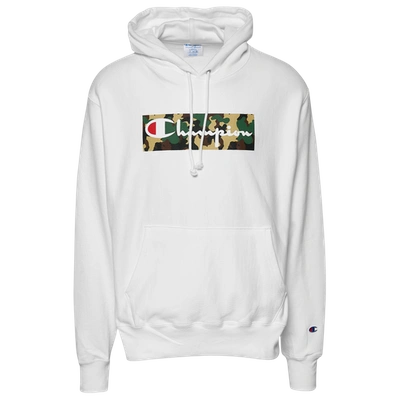 Champion script box pullover hoodie new arrivals