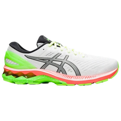 Shop Asics Mens ® Gel-kayano 27 In White/pure Silver