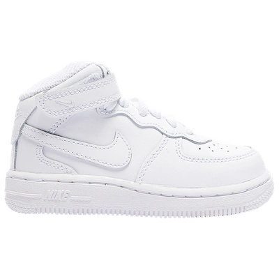 Shop Nike Boys  Air Force 1 Mid In White/white