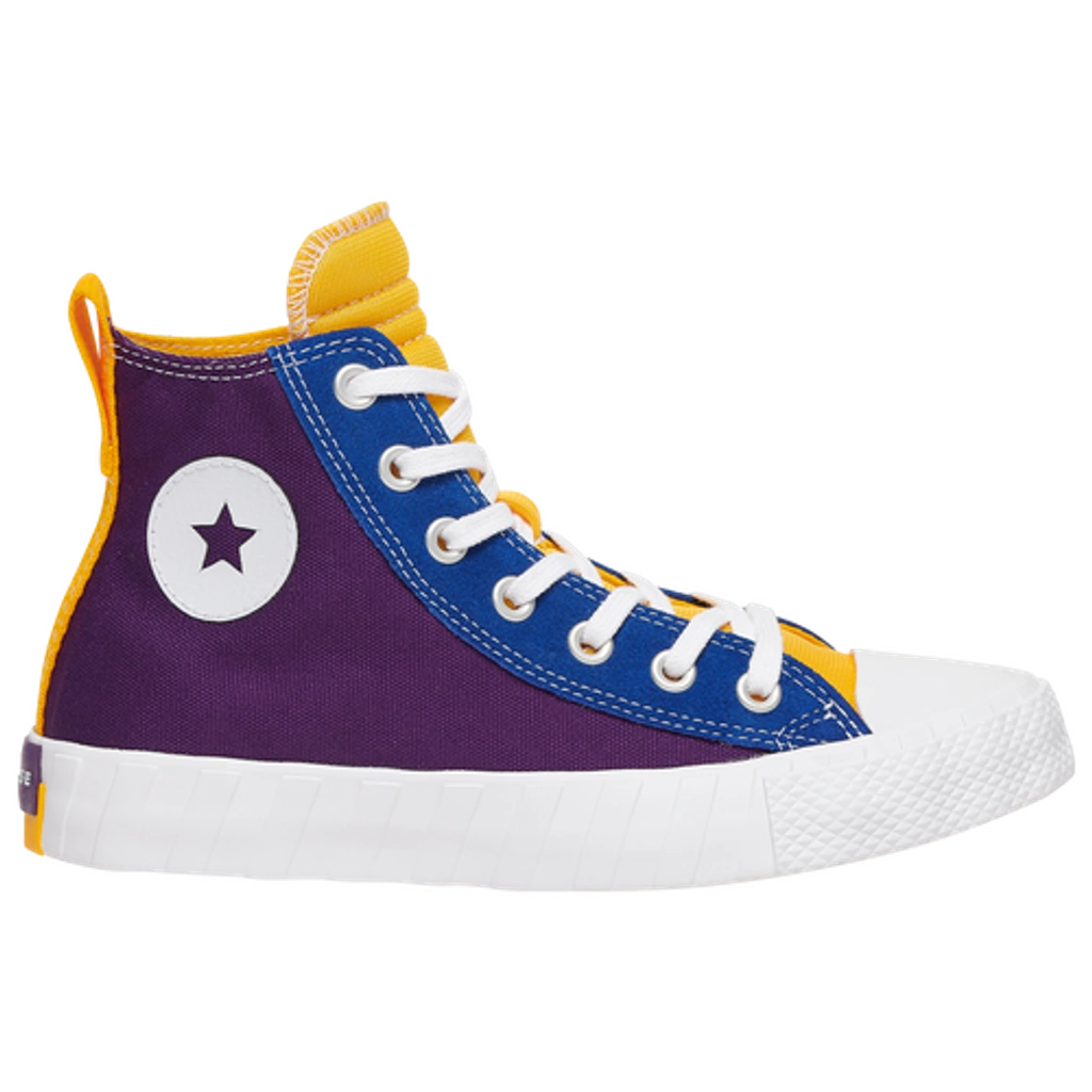 Converse Kids Unt1tl3d Hi In Night Purple deep Emerald yellow ModeSens