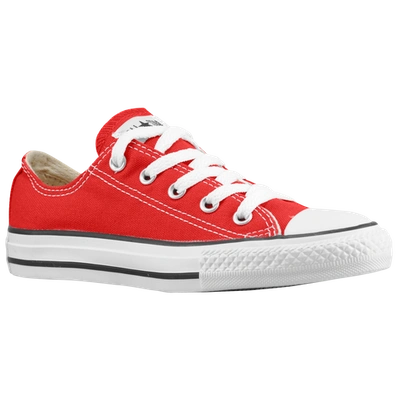 Shop Converse Boys  All Star Low Top In Red/red