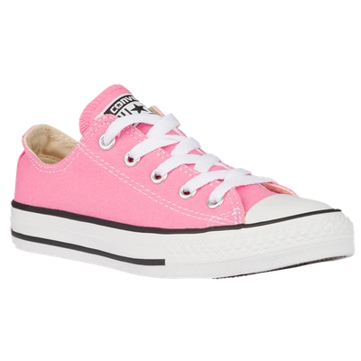 Shop Converse Girls  All Star Low Top In Pink/pink
