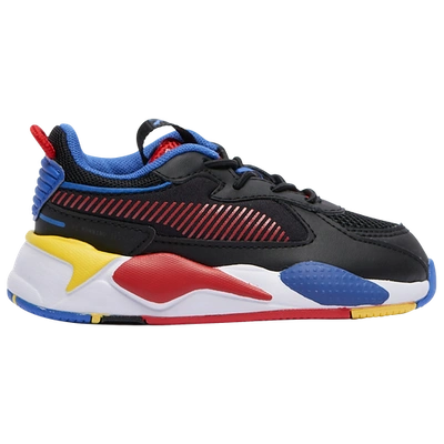 Shop Puma Boys  Rs-x In Black/poppy Red/dazzling Blue