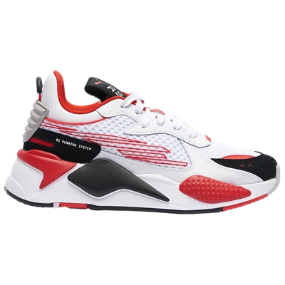 Shop Puma Boys  Rs-x In White/high Risk Red/red