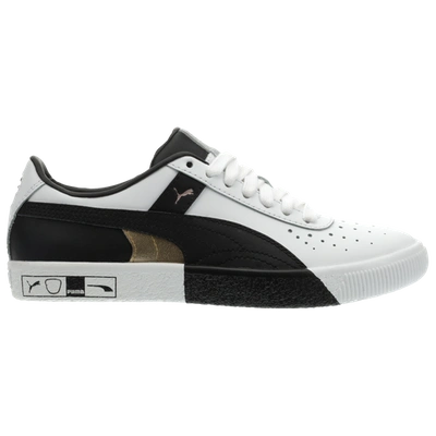 Shop Puma Boys  Clyde Hacked In White/black