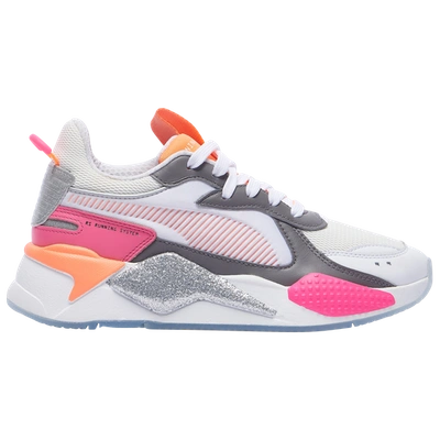 Puma Rs-x In Fluo Pink/fizzy Orange/glitter | ModeSens