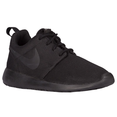 Shop Nike Womens  Roshe One In Black/black/dark Grey