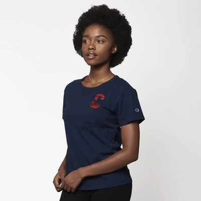 Shop Champion Womens  Vintage T-shirt In Navy/red