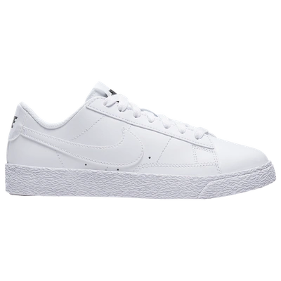 Shop Nike Boys  Blazer Low '77 In White/white