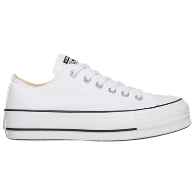 Shop Converse Womens  All Star Platform Low Top In White/black