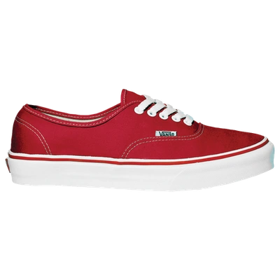 Shop Vans Mens  Authentic In Red