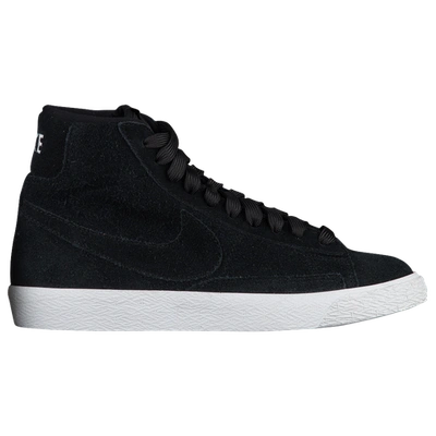 Shop Nike Boys  Blazer Mid In Black/black/summit White