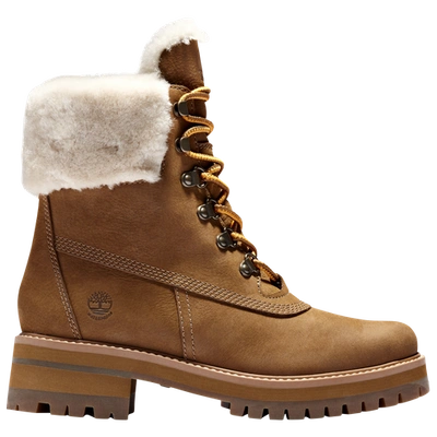 Shop Timberland Womens  Courmayeur 6shearling Boots In Brown/brown