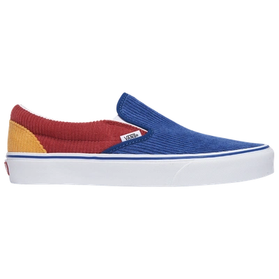 Shop 20th Century Fox Boys Vans Classic Slip On In Blue/red/yellow