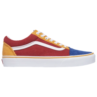 Vans Old Skool Sneakers In Red/blue/orange | ModeSens