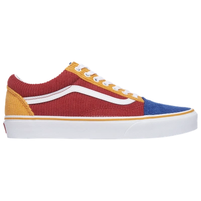 Shop Vans Mens  Old Skool In Red/blue/orange