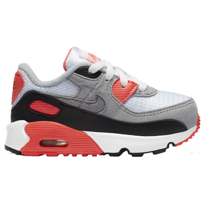 Shop Nike Boys  Air Max 90 In White/red/gray