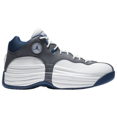 Shop Jordan Mens  Jumpman Team 1 In White/french Blue/flint Grey