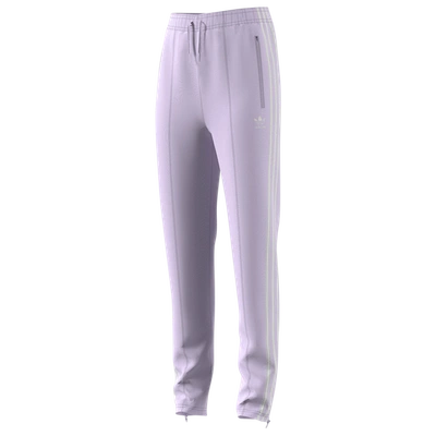 Shop Adidas Originals Girls Adidas Zebra Track Pant In Purple/white