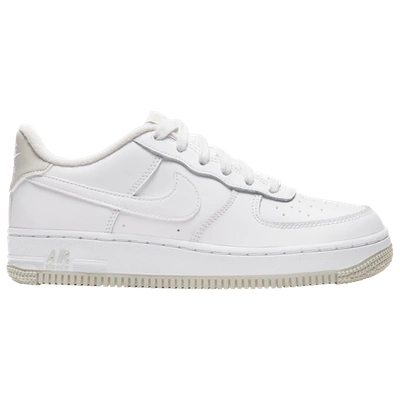 Shop Nike Boys  Air Force 1 Low In White/light Bone