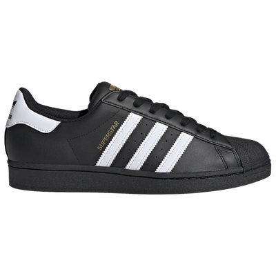 Shop Adidas Originals Mens  Superstar Casual Sneaker In Black/white/black