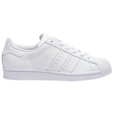 Shop Adidas Originals Womens  Superstar In White/white/white