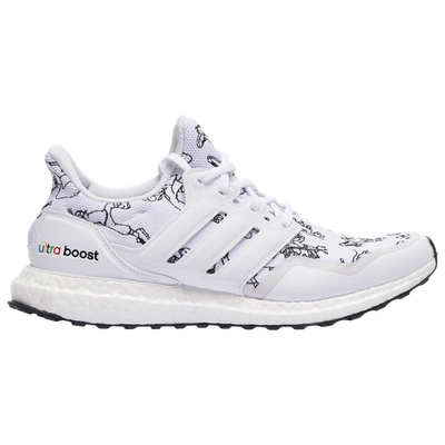 Shop Adidas Originals Mens Adidas Ultraboost Dna In Footwear White/crystal White/blue