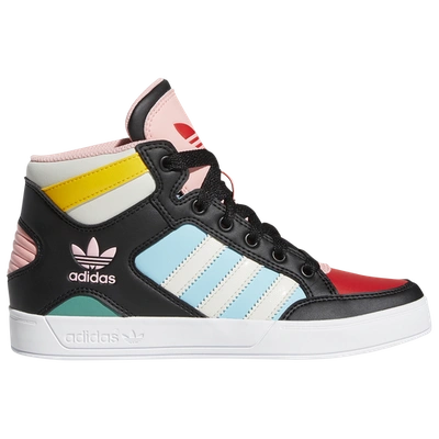 Adidas Originals Kids' Hardcourt Hi In Black/rainbow | ModeSens