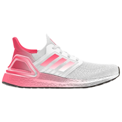 Shop Adidas Originals Boys Adidas Ultraboost 20 In White/signal Pink