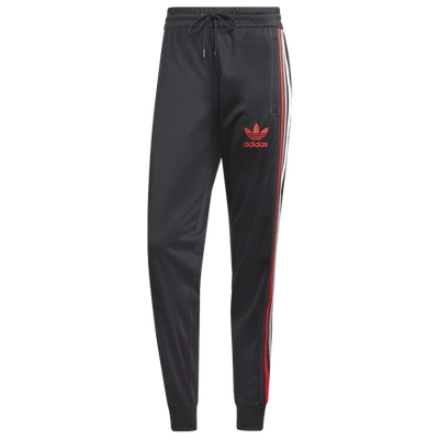 Shop Adidas Originals Mens  Chile 20 Track Pants In Black/red