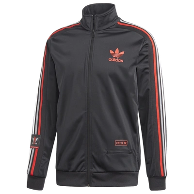 Shop Adidas Originals Mens  Chile 20 Track Jacket In Black/red