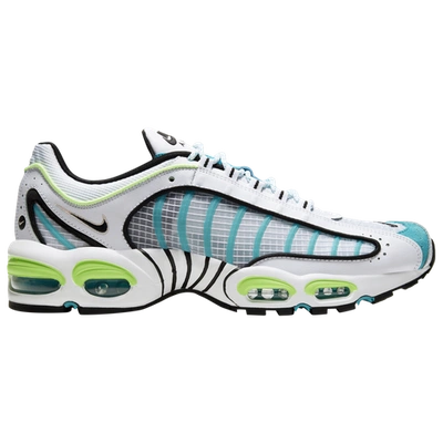 Shop Nike Mens  Air Max Tailwind Iv In White/black/ghost Green