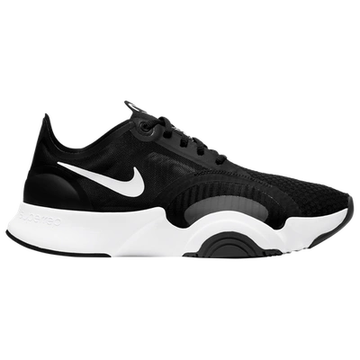 Shop Nike Womens  Superrep Go In White/black/dark Smoke Grey