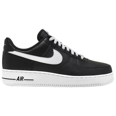 Shop Nike Mens  Air Force 1 Low In Black/white