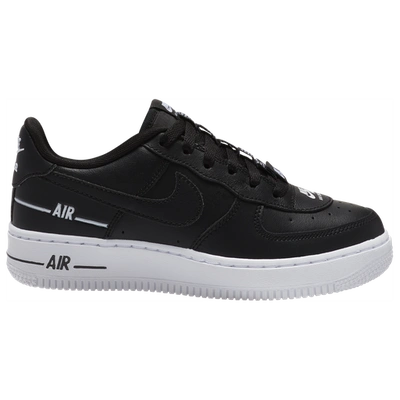 Shop Nike Boys  Air Force 1 Low In Black/black/white