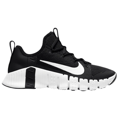 Shop Nike Womens  Free Metcon 3 In Black/white/volt