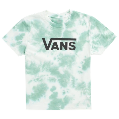 Shop Vans Girls  Rinse Out T-shirt In Marine Green/black