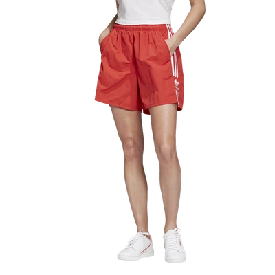 Shop Adidas Originals Womens Adidas Short In Red/white