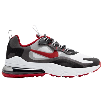 Shop Nike Boys  Air Max 270 React In White/university Red/iron Grey